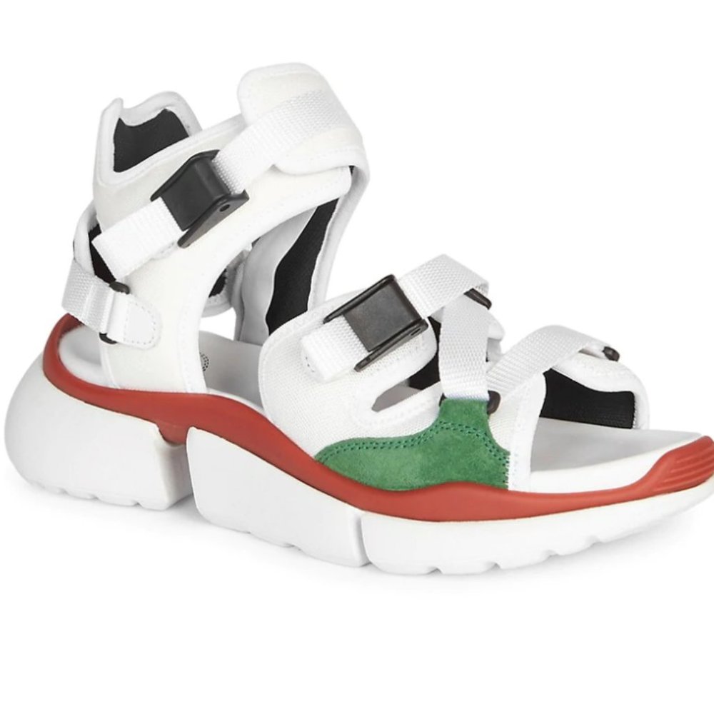 Chloé Crosta Chunky Sole Sporty Sandals